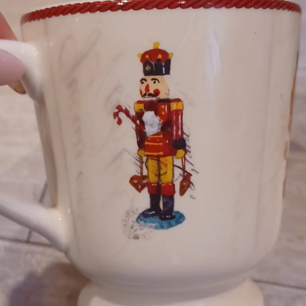 Williams-Sonoma Set of 2 Nutcracker Mugs